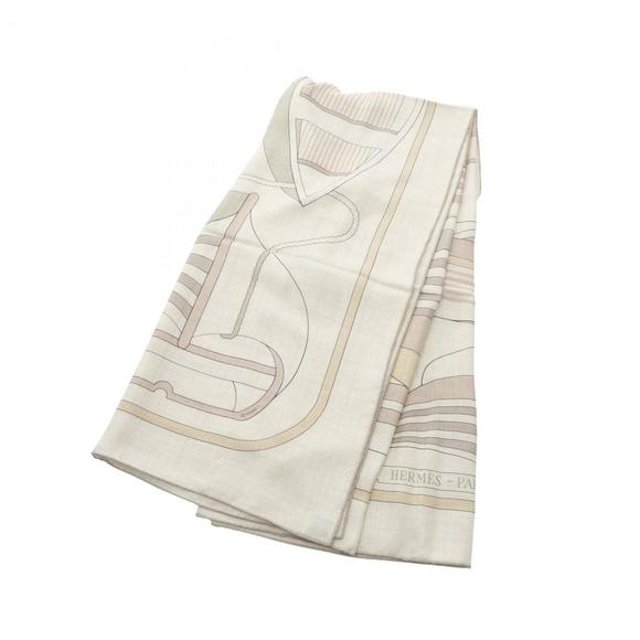 HERMES Beige Scarf - Picture 1 of 5